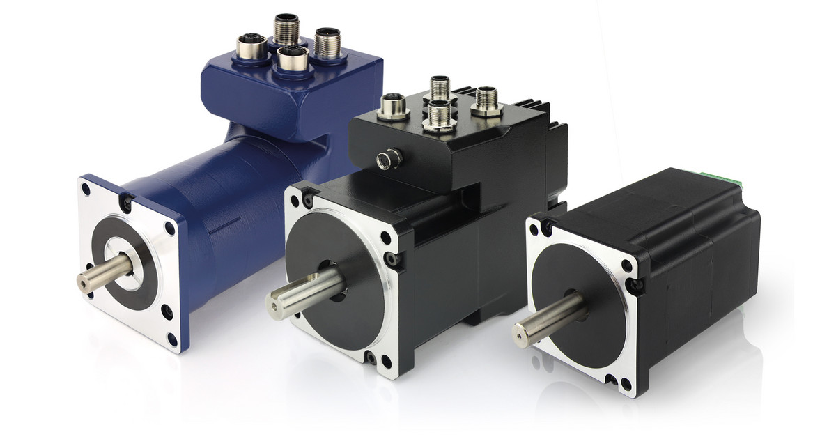 Brushless DC motors with controller/drive